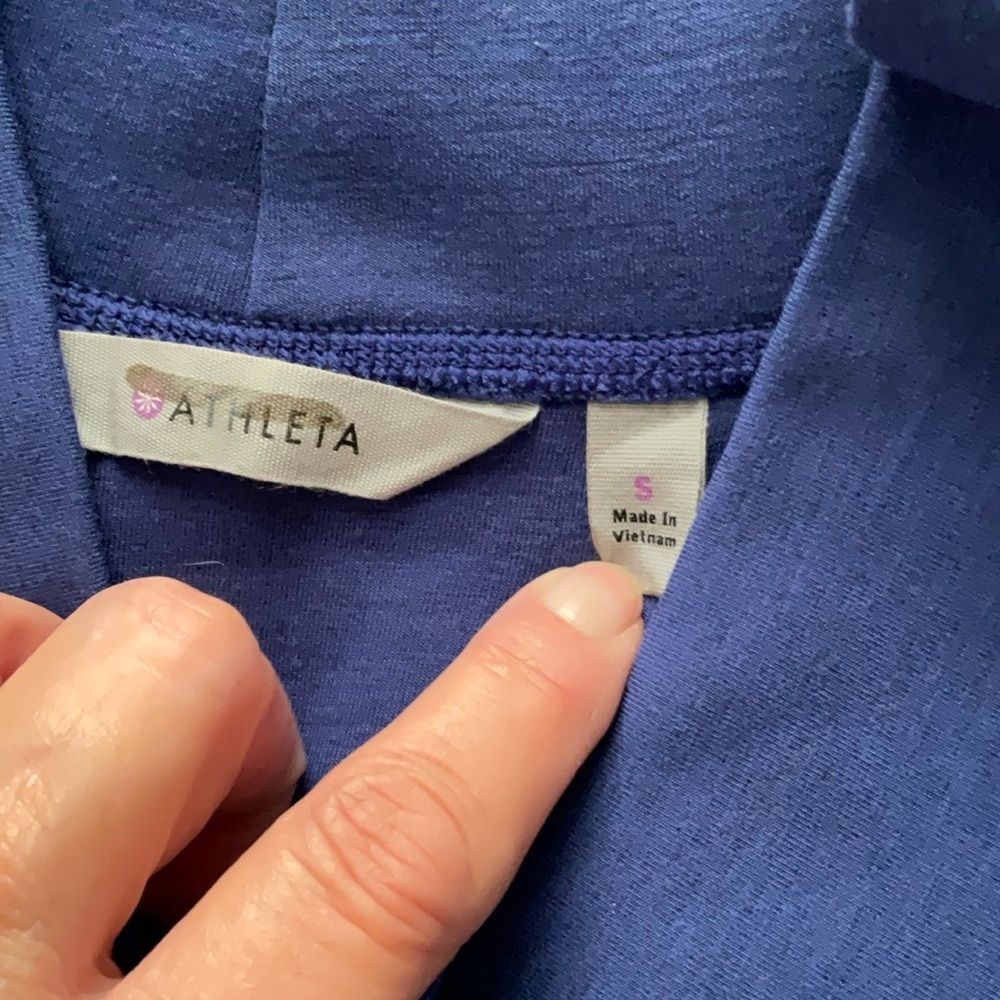 Athleta Soft Tech Wool Blend Sweatshirt Dress Size S - Picture 7 of 7